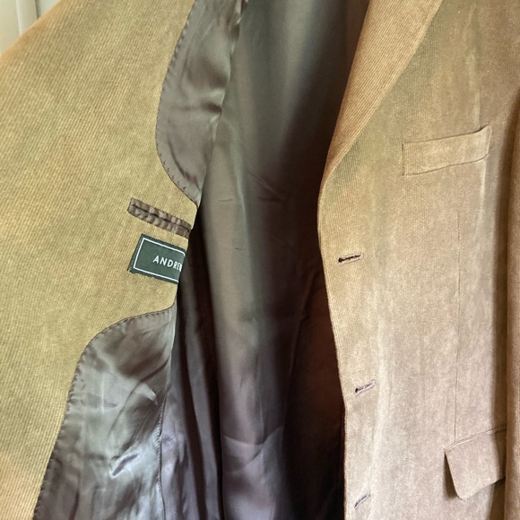 Andrew Fezza corduroy Jacket, Dark Brown - Picture 2 of 8